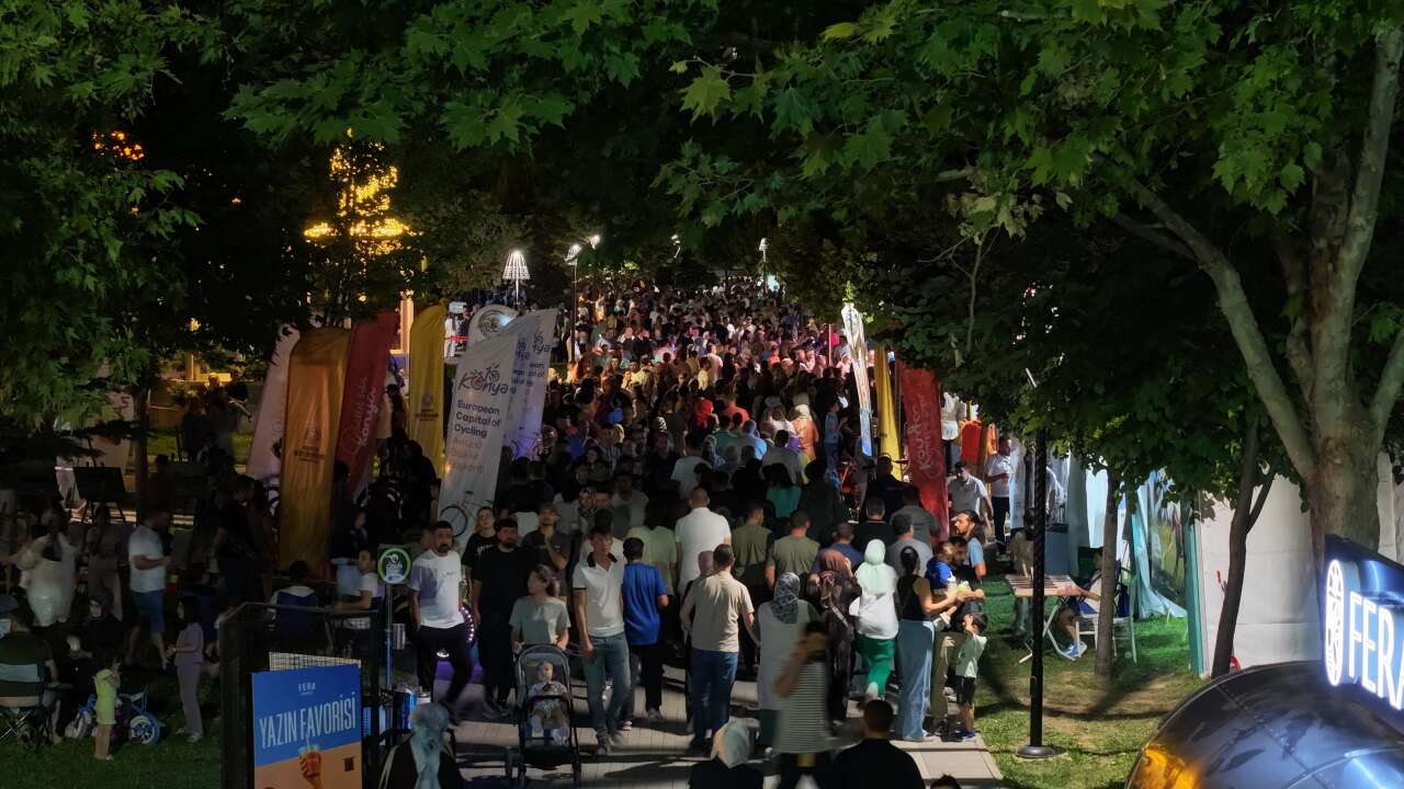 Konya Bisiklet Festivali başladı! İlk günden binlerce kişi akın etti 15